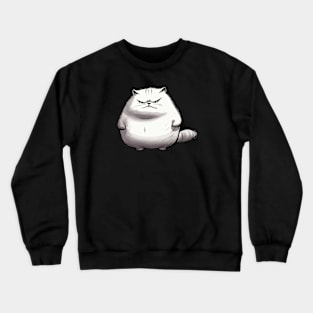 Funny cat Crewneck Sweatshirt